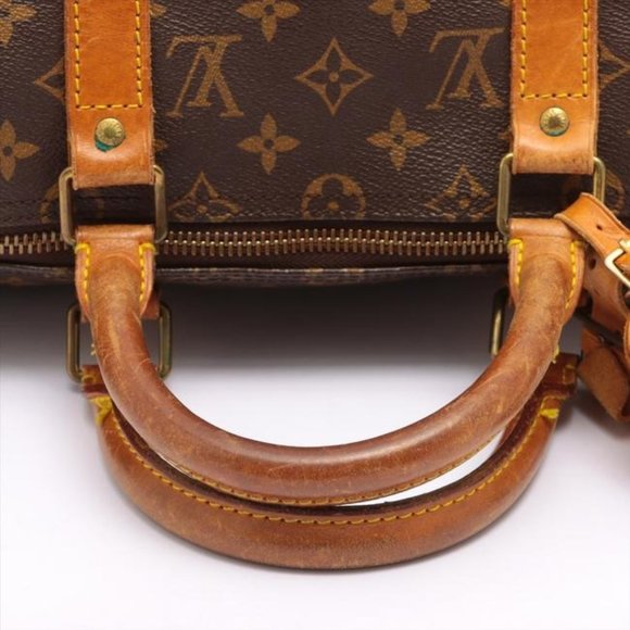 Louis Vuitton Keepall Bandouliere Duffle With Lock Brown Monogram Canvas… - Picture 3 of 11